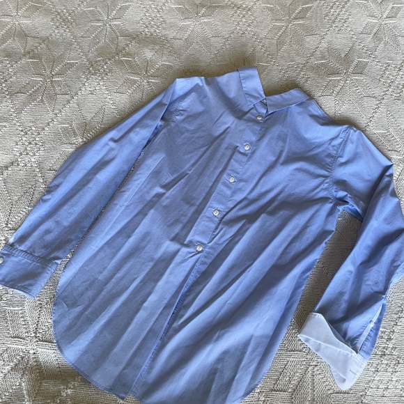 Rag and Bone blue cotton blouse - Picture 5 of 5